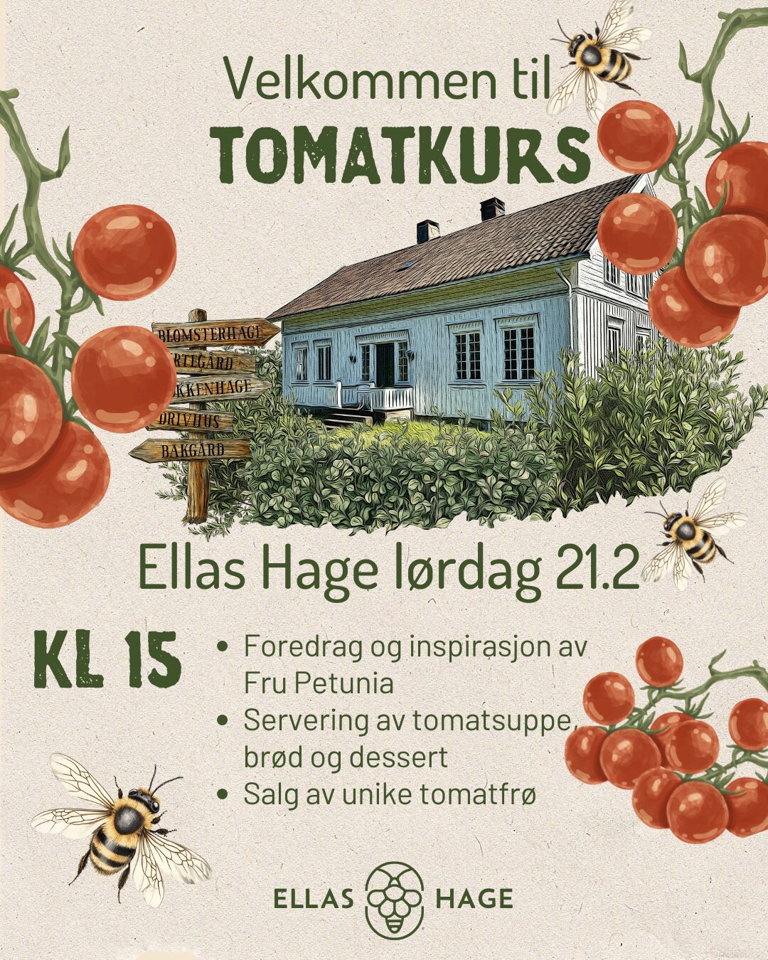 Tomatkurs kl 15