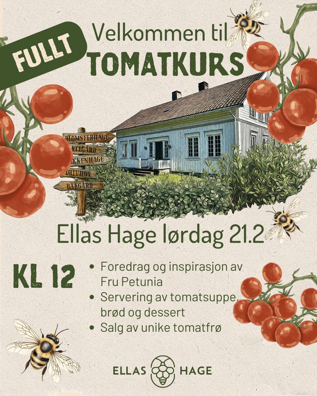 Tomatkurs kl 12