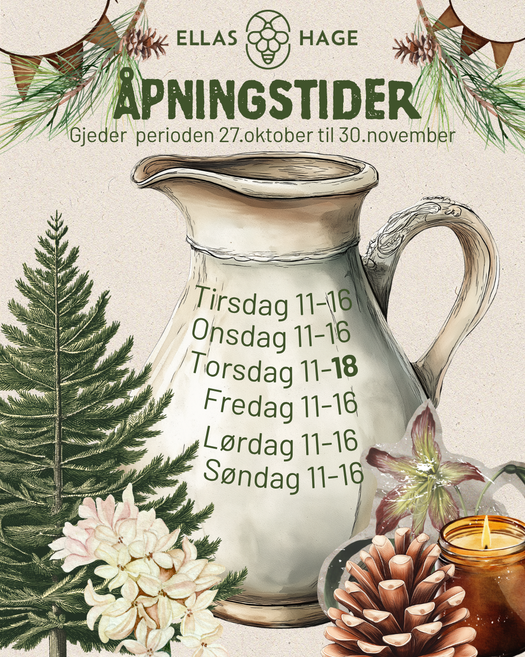 Åpningstider